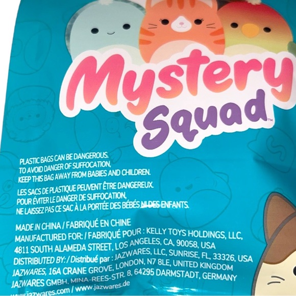 Squishmallows Original Mystery Squad 1 Piece - Picture 3 of 6